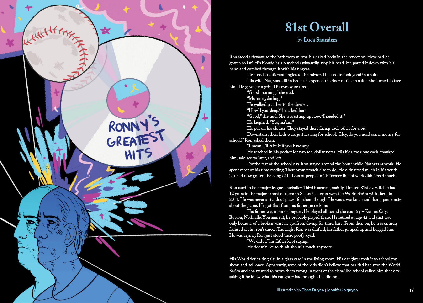 Above Water 2023 short story illustration